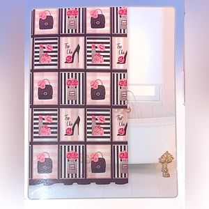 Hello París Fashion Peva Shower Curtain NEW